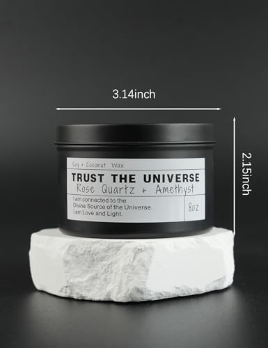 Healing Candles, Manifestation Magical Candles, Energy, Chakras, Law of Attraction, Gifts to Empower Women, Birthday Graduation Gifts, Emotional Support. (Trust THE Universe) - Image 5