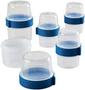 LOCK & LOCK LocknLock Easy Essentials Twist Two Way Food Storage Container, BPA-Free/Dishwasher Safe, 10-Piece Set, Clear by LocknLock