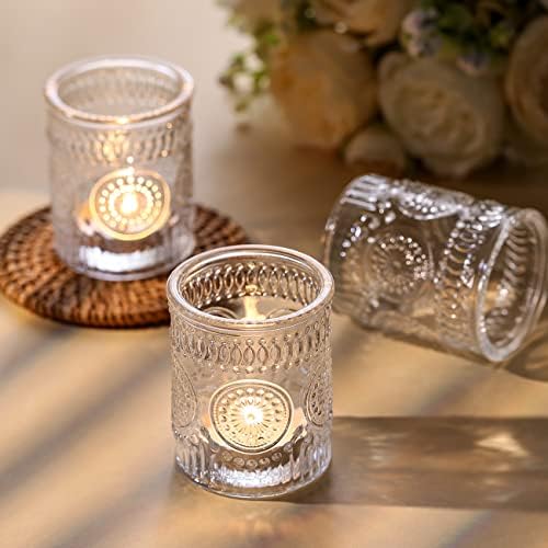 Clear Votive Candle Holders Set of 36- Glass Tea Light Candle Holders Bulk - Image 6