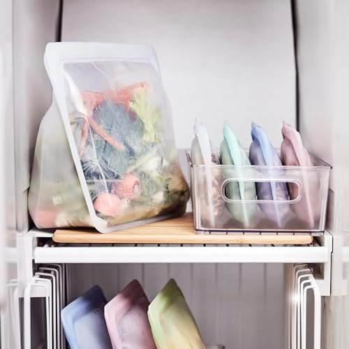Stasher Premium Reusable Silicone Bag, Stand-Up Mega, Clear, 104 oz - Image 2
