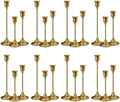 NLBTW 24 Pcs Brass Gold Candle Holder Bulks for Wedding Party Decor by NLBTW