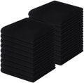 Homaxy 100% Cotton Waffle Weave Kitchen Dish Cloths 18-Pack, Black by Homaxy