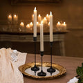 Batoslee Black Candlestick Holders Set of 3 Pcs, Taper Candle Sticks Stand by Batoslee