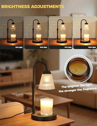 Candle Warmer Lamp with Timer Home Decor Birthday Gifts for Women Mom Her - Image 3