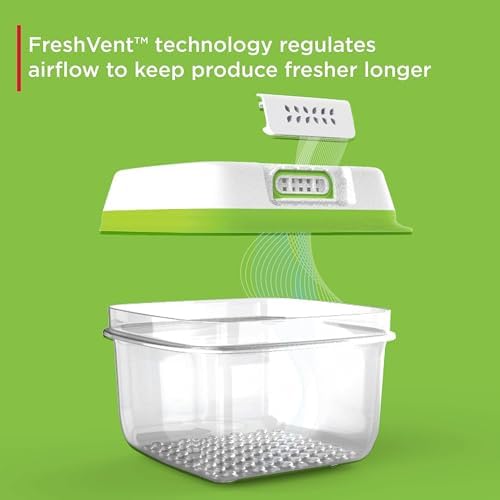Rubbermaid FreshWorks Produce Containers, Medium/Large, 6-Piece Set - Image 2