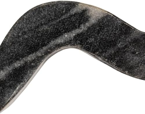 Bloomingville Marble Wave Double Taper Candle Holder, Grey - Image 5