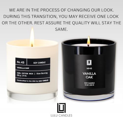Lulu Candles White Jasmine & Green Tea Scented Soy Blend Jar Candle, 9 Oz. - Image 2