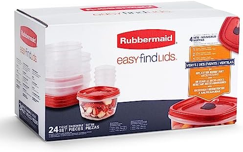 Rubbermaid Assorted Food Storage Container Set - Case of: 1; Each Pack Qty: 24; Total Items Qty: 24 - Image 5