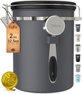 Veken Coffee Canister, 32.5OZ, 2lbs, Large Airtight Stainless Steel Jars by Veken