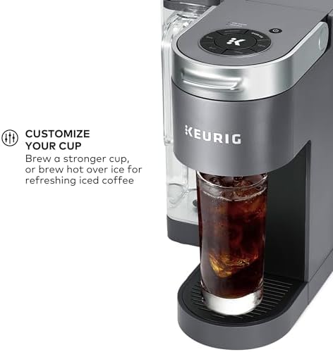 Keurig K-Supreme Single Serve K-Cup Pod Coffee Maker, MultiStream Technology, 4 Brew Sizes, 66oz Dual-Position Removable Reservoir, Gray - Image 5