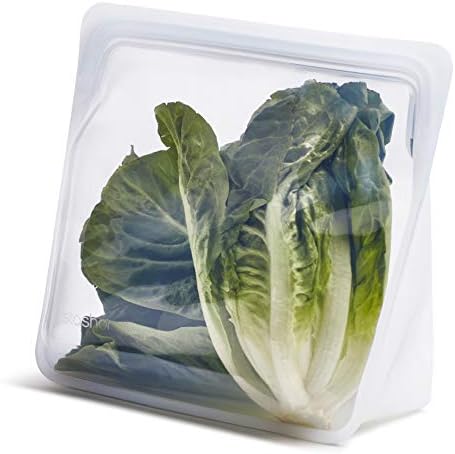 Stasher Premium Reusable Silicone Bag, Stand-Up Mega, Clear, 104 oz by Stasher