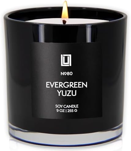 Lulu Candles | Evergreen Yuzu | Luxury Scented Soy Jar Candle | Hand Poured in The USA | Highly Scented & Long Lasting (9 Oz.) - Image 2