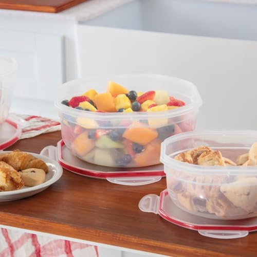Sterilite Ultra-Seal Bowl, Large Airtight Food Storage, 4.7 Qt, 12-Pack - Image 4