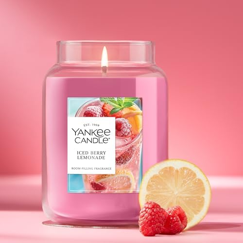 Yankee Candle Iced Berry Lemonade Scented Candle, 22oz Large Jar - Image 4