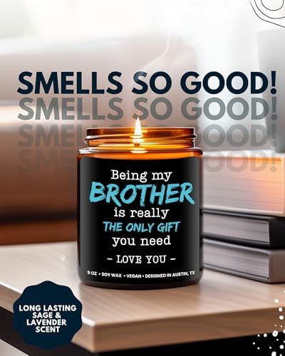 Being My Brother Candle, Funny Gifts for Brothers, Brother Gift from Sister - Image 5
