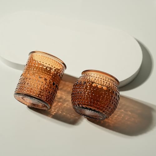 36 Pack Votive Candle Holders, Amber Candle Holders for Fall Centerpiece - Image 5