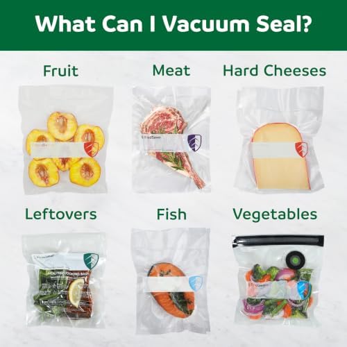 FoodSaver Vacuum Sealer Rolls, 6 Pack 8" x 13.3' Rolls (80 Total Feet), BPA-Free Custom Size Storage Bags for Food, Sous Vide, and Meal Prep - Image 5