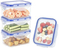 KIGI Small Food Storage Containers, 4 Count (2.1 Cup) by KIGI