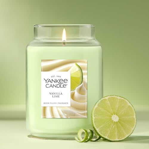 Yankee Candle Vanilla Lime Scented Candle, 22oz Large Jar - Image 4