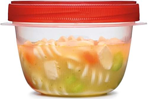 Rubbermaid TakeAlongs Twist & Seal, Twist Top Food Storage Containers, 2 Cup, 3 Pack - Image 3