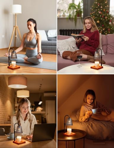 Candle Warmer Lamp Smoked Gray,Home Decor,Brithday Gifts for Women - Image 6