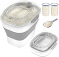 HOYTAMDAR 50Lbs Collapsible Rice Container,Airtight Food Storage container by HOYTAMDARHOMESTORAGE