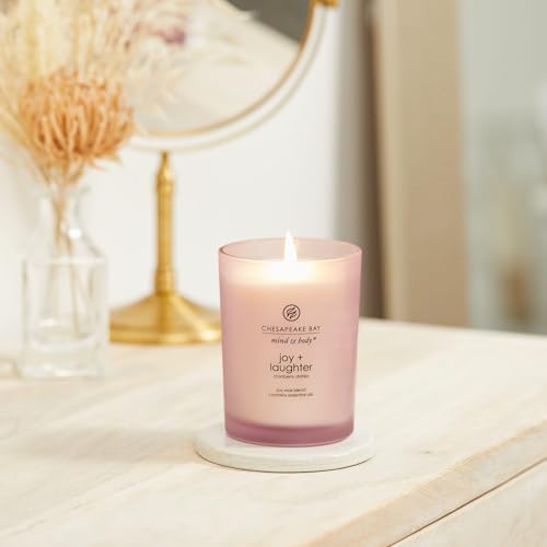 Chesapeake Bay Candle Scented Candle Joy + Laughter (Cranberry Dahlia) Medium Home Décor - Image 3