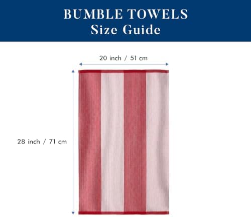 Premium Kitchen Towels 6 Pack 100% Cotton, 20"x28" Dish Towels - Red - Image 2