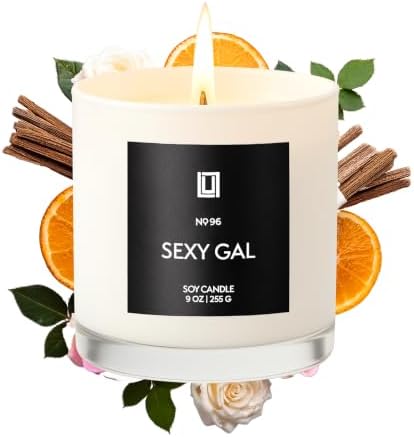 Lulu Candles | Sexy Gal | Luxury Scented Soy Jar Candle | Hand Poured in The USA | Highly Scented & Long Lasting (9 Oz.) by LULUCANDLES