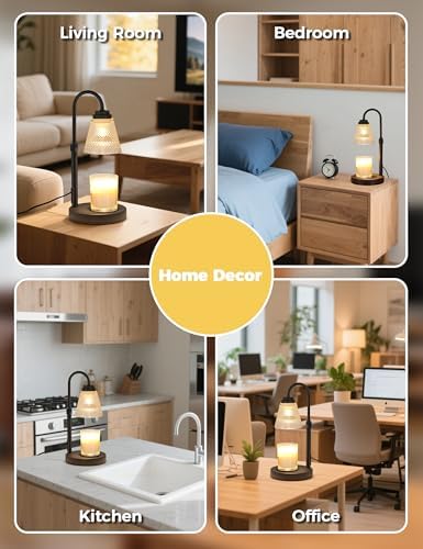Candle Warmer Lamp with Timer Home Decor Birthday Gifts for Women Mom Her - Image 6