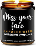 Funny Friendship Candle, I Miss Your Face Funny Gifts for Friends by RosaVila