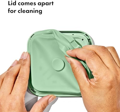 OXO Good Grips 3-Piece POP Container Set with Mini Scoops - Limited Edition Pistachio - Image 7