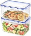 KIGI Food Storage Containers, Medium Deep, 2 Pack (8.3 Cup / 68 oz) by KIGI