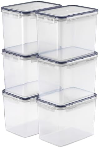Sorbus Air Tight Pantry Storage Containers, with Lids (6 Pack) - Image 5