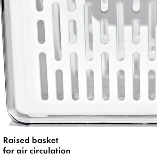 OXO Good Grips Produce Saver Long Bin, 14.8 x 5.9 x 3.6 in (Pack of 4) - Image 3