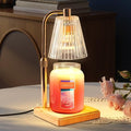 Marycele Candle Warmer Lamp with Timer for Yankee Candles, Adjustable Height Wax Melt Warmer, Birthday Gifts for Mom Women Sister, Vintage Glass Lamp, Christmas Decorations for Home Decor by Marycele