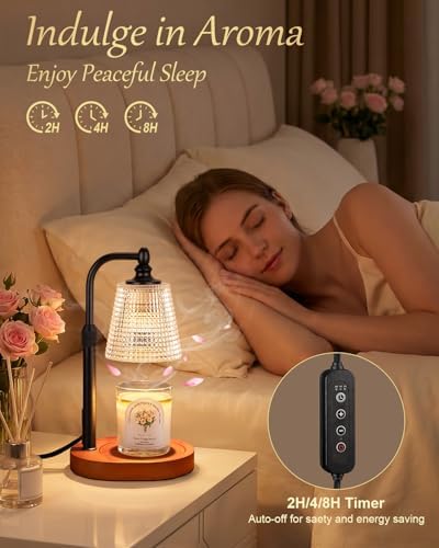 Candle Warmer Lamp with Timer, Birthday Gifts for Women,Farmhouse Decor - Image 5