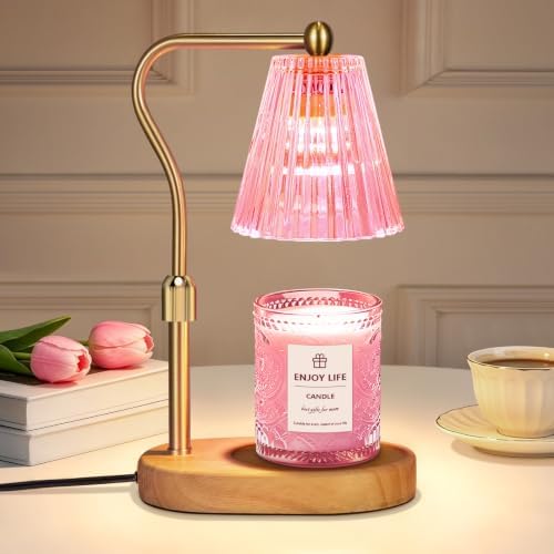 seenlast Pick Candle Warmer Lamp with Timer Dimmer Adjustable Height,Mothers Day Gifts,Electric Wax Warmer Vintage Home Decor for Scented Jar Candles,Birthday Gifts for Women by seenlast