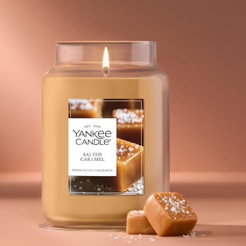 Yankee Candle Salted Caramel Scented Candle, 22oz Large Jar (Pack of 4) - Image 4