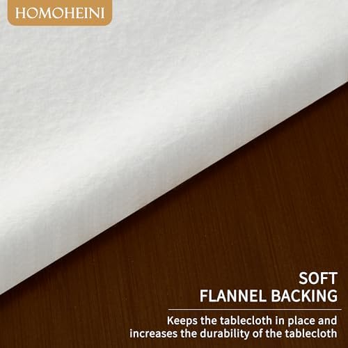 Rectangle Table Cloth,100% Waterproof Tablecloth Oil Proof Spill Proof Vinyl Table Cloth, Wipe Clean Plastic Table Cover for Dining, Camping, Indoor and Outdoor 54" x 78",Flower-Beige - Image 6