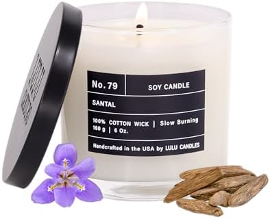 Lulu Candles Soy Blend Jar Candle, Santal, 6 Oz. - Image 2