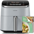 Cosori TurboBlaze 6 Qt Air Fryer, Ceramic Coating, 9-in-1, Light Gray by Cosori