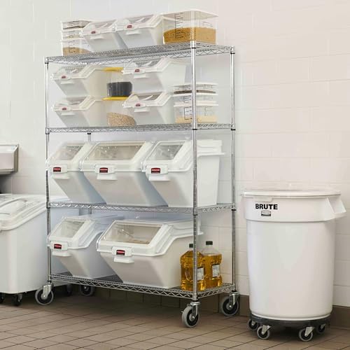 Rubbermaid Commercial Products Space Saving Square Food Storage Container 8 Quart Clear for Kitchen/Sous Vide/Meal Prep - Image 6