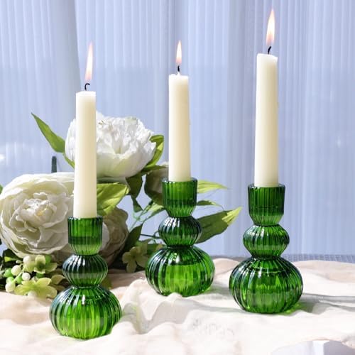 Woho Candlestick Holders Set of 6, Taper Candle Holders for Spring Wedding - Image 7