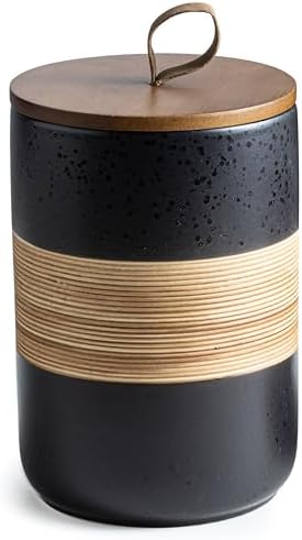 Miamolo Large Coffee Container with Lid Ceramic Coffee Canister for Kitchen by Miamolo