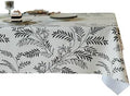 Rectangle Table Cloth,100% Waterproof Tablecloth Oil Proof Spill Proof Vinyl Table Cloth, Wipe Clean Plastic Table Cover for Dining, Camping, Indoor and Outdoor 54" x 102",Midnight Foliage by Unknown