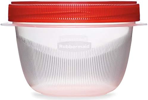 Rubbermaid TakeAlongs Twist & Seal, Twist Top Food Storage Containers, 2 Cup, 3 Pack by Rubbermaid