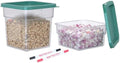 2 QT & 4 QT Commercial Food Storage Containers with Lids, BPA-Free Translucent Square Containers for Kitchen Prep, Baking Ingredients, Pet Food and Dry Food Storage by GATBO
