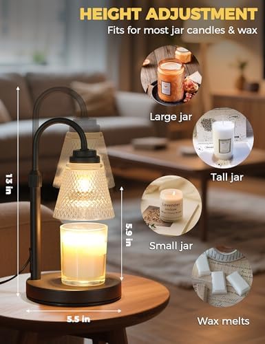 Candle Warmer Lamp with Timer Home Decor Birthday Gifts for Women Mom Her - Image 5
