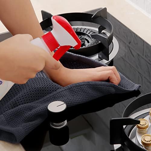 Homaxy 100% Cotton Waffle Weave Kitchen Dish Towels 18-Pack, Dark Grey - Image 5